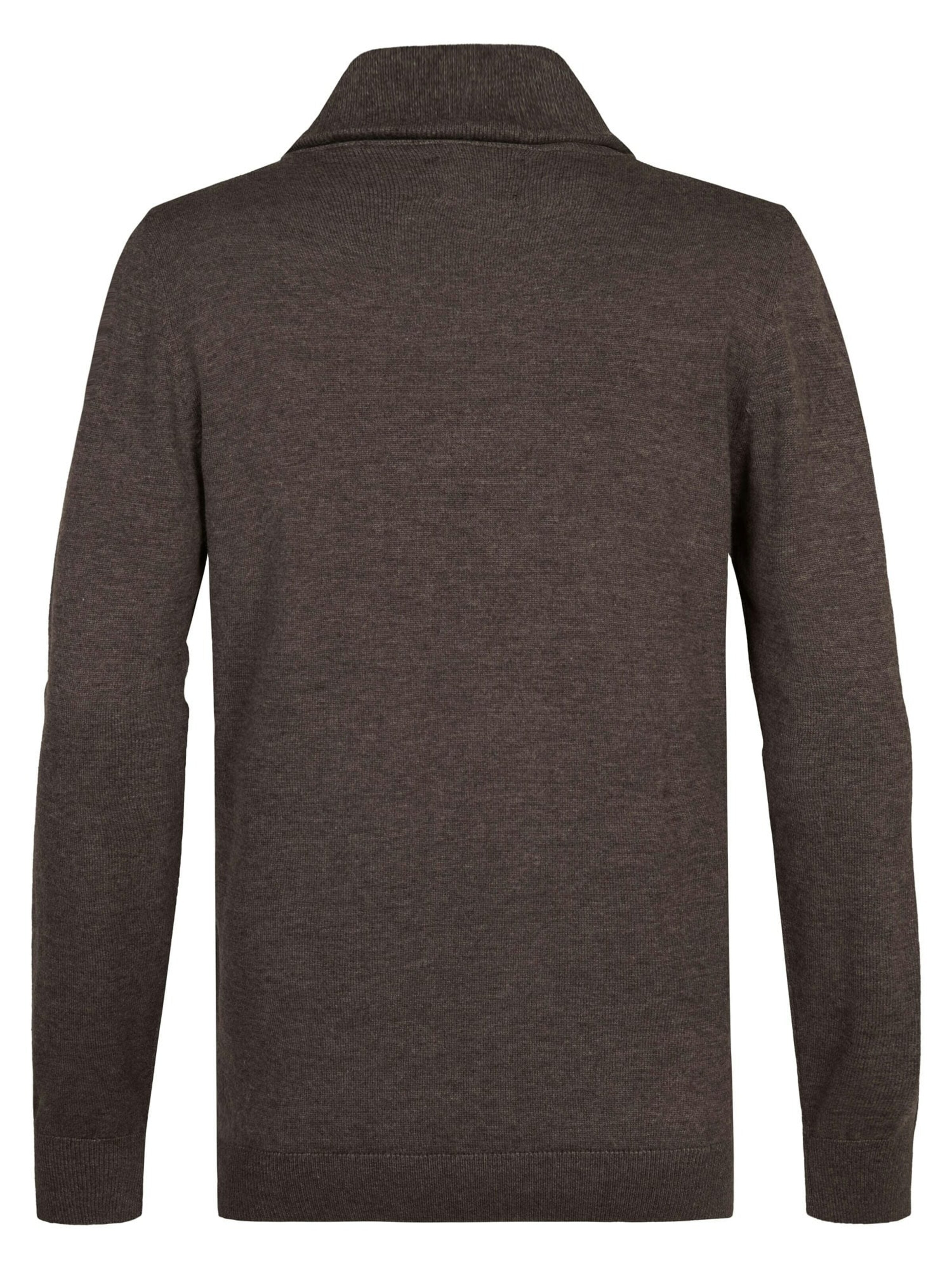 PETROL INDUSTRIES MEN Sweater 'M-ROS-KWC202' in Brown