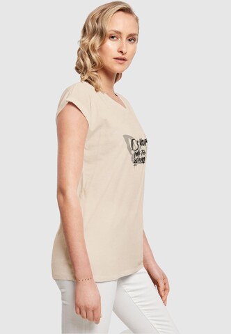 Merchcode Shirt 'Its Your Time To Bloom' in Beige