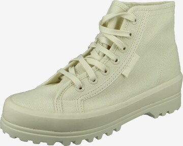 SUPERGA High-Top Sneakers in Beige: front