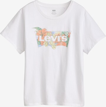 Levi's® Plus T-shirt 'Perfect' i vit: framsida