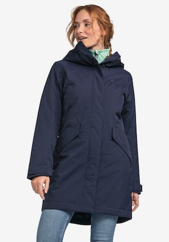 Schöffel Outdoor Jacket in Blue: front