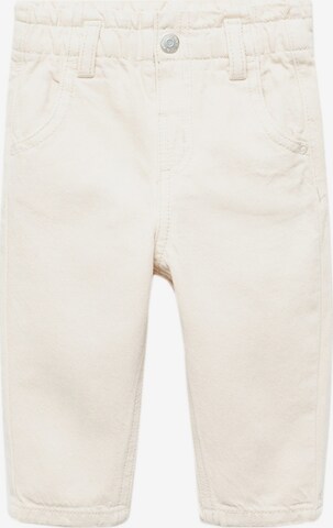 MANGO KIDS Jeans in Wit: voorkant