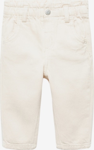 MANGO KIDS Regular Jeans in Wit: voorkant