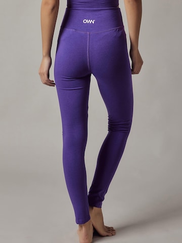 Skinny Leggings 'Leggings a Vita Alta' OWN Off With Nature en violet