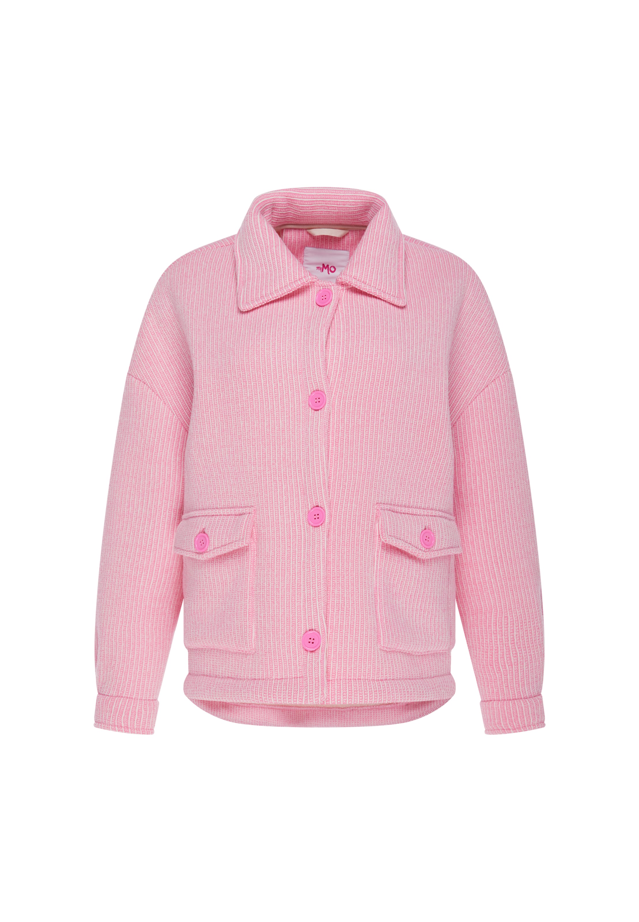 MYMO Fleece jacket in Pink: front
