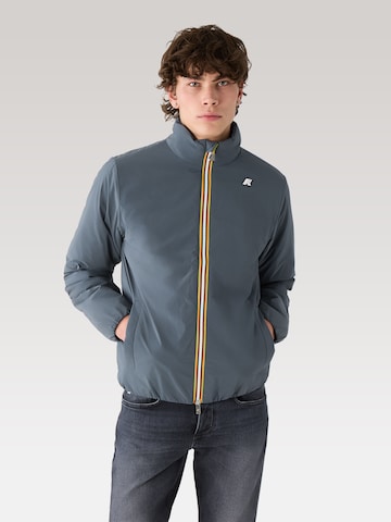 Veste fonctionnelle 'Valentine' K-Way en bleu : devant