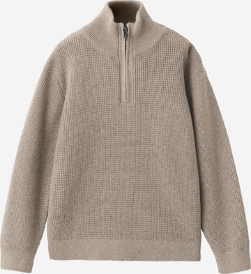 MANGO KIDS Pullover 'HARRYB' in Braun: Vorderseite