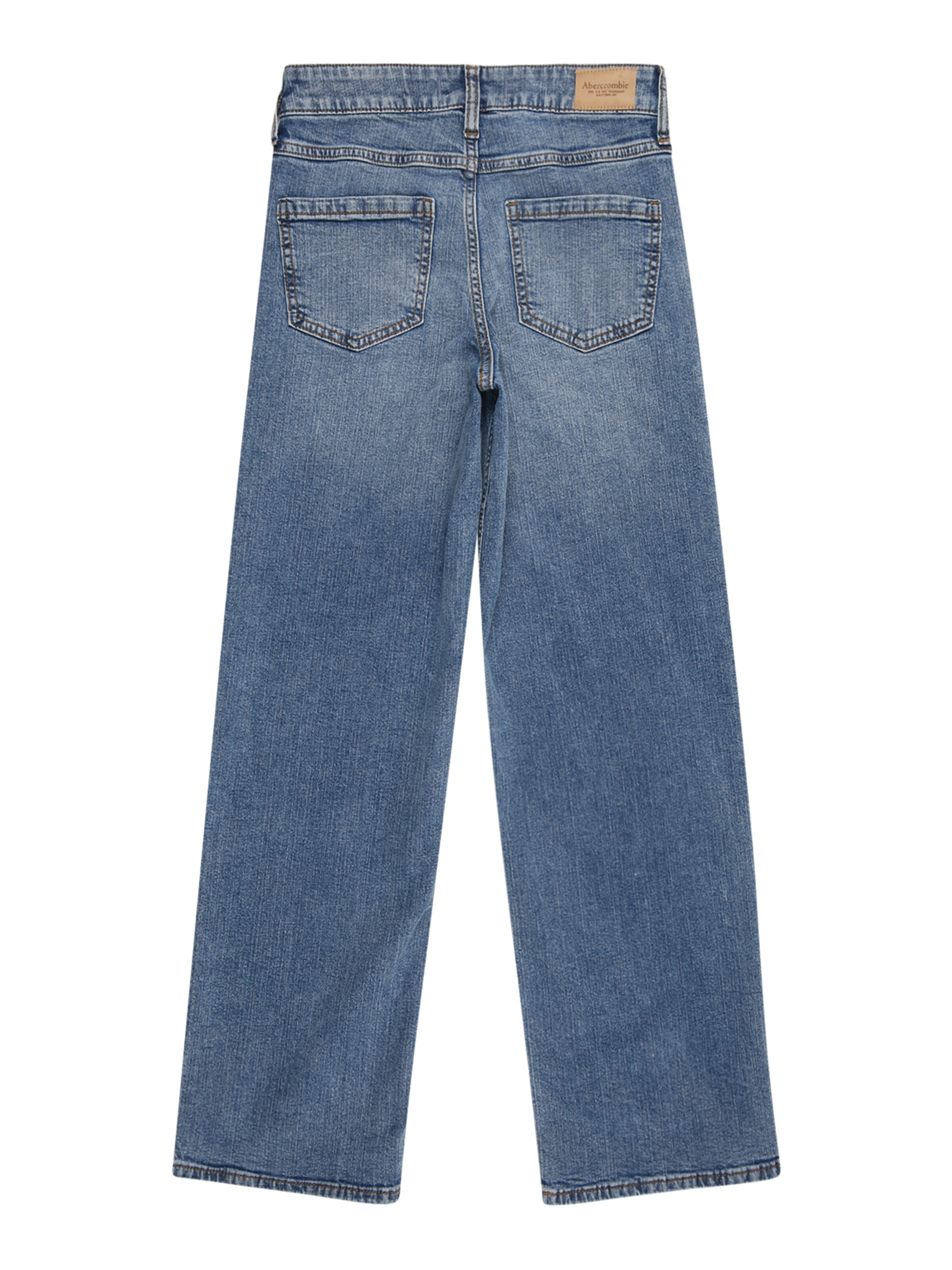 Abercrombie & Fitch Широкий Джинсы в Синий