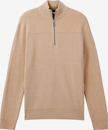 TOM TAILOR Sweater in Brown: front