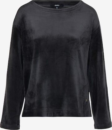 JOOP! - Camiseta ' Velvet Oversized ' en negro: frente