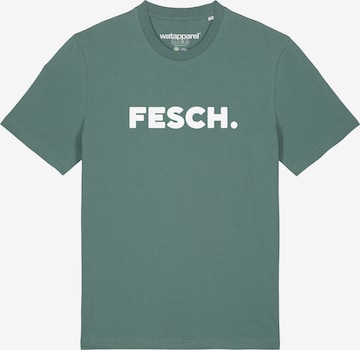 Watapparel T-Shirt 'Fesch' in Grau: Vorderseite