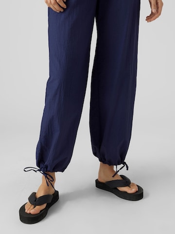 VERO MODA Tapered Broek in Blauw
