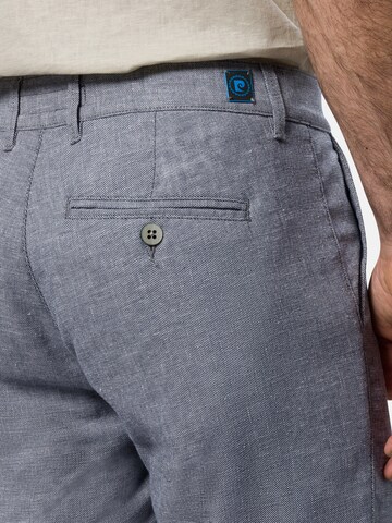 PIERRE CARDIN Regular Chino Pants 'Lyon' in Blue