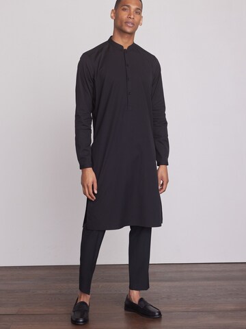 Next Comfort Fit Hemd in Schwarz