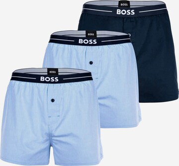 BOSS Boxershorts in Blauw: voorkant