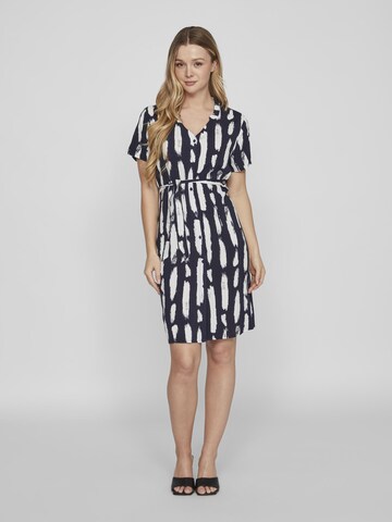 VILA Blousejurk in Blauw