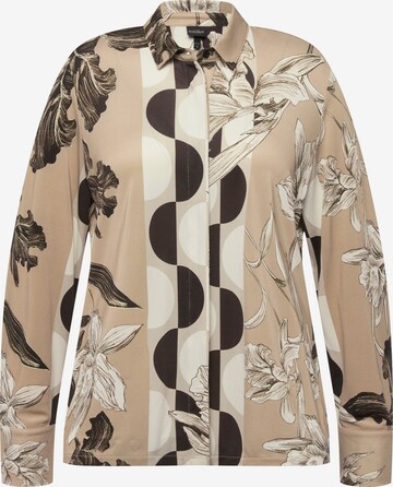 Ulla Popken Blouse in Beige: front