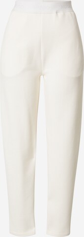 HUGO Red Tapered Pants 'Nariane' in White: front