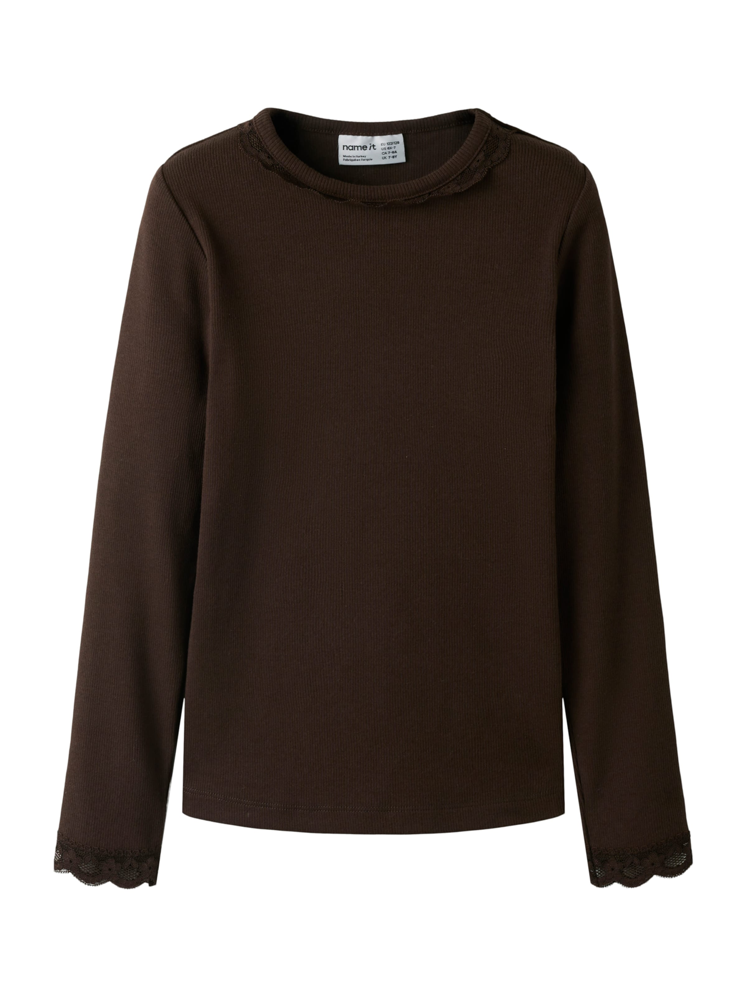 NAME IT Μπλουζάκι 'NKFBELISA' σε καφέ: μπροστά