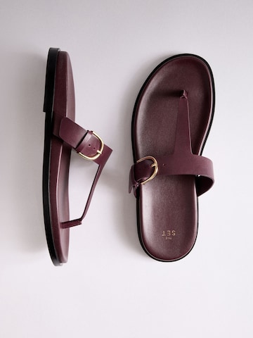 Tongs The Set en rouge