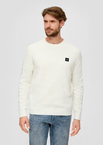 s.Oliver Pullover in Beige: Vorderseite