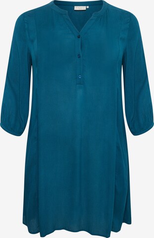 Robe 'Louisa' KAFFE CURVE en bleu : devant