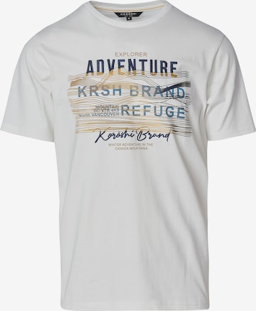 balta KOROSHI Marškinėliai: priekis