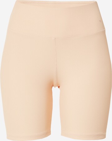 Champion Authentic Athletic Apparel Skinny Sportbroek in Oranje: voorkant