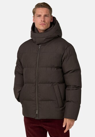 Boggi Milano Winterjas 'B Sustainable' in Bruin: voorkant