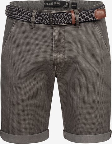 Regular Pantalon ' Estrada ' INDICODE JEANS en gris : devant