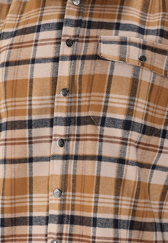 Whistler Regular fit Athletic Button Up Shirt 'Wolfhard' in Brown