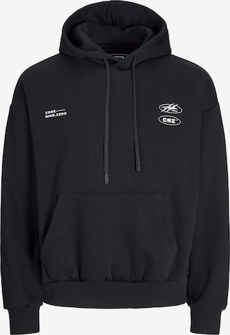 JACK & JONES Tréning póló 'JCOCnz Berlin' - fekete: elől