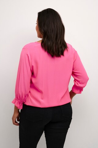 KAFFE CURVE Blouse 'Tina' in Pink