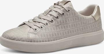 Tamaris - Zapatillas deportivas bajas en beige: frente