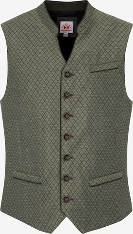 Gilet folklorique 'Ean' SPIETH & WENSKY en vert : devant
