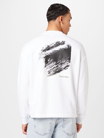 Calvin Klein Sweatshirt in Weiß