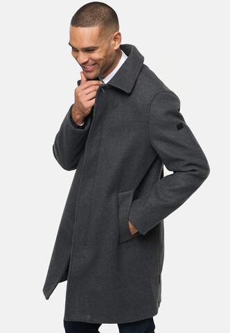 INDICODE JEANS Between-Seasons Coat 'Grandrim' in Grey