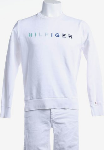 TOMMY HILFIGER Sweatshirt & Zip-Up Hoodie in S in White: front