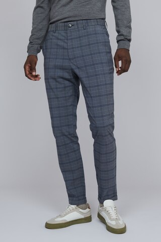Regular Pantalon à plis 'Liam' Matinique en bleu : devant