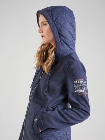 Veste en polaire Soccx en bleu