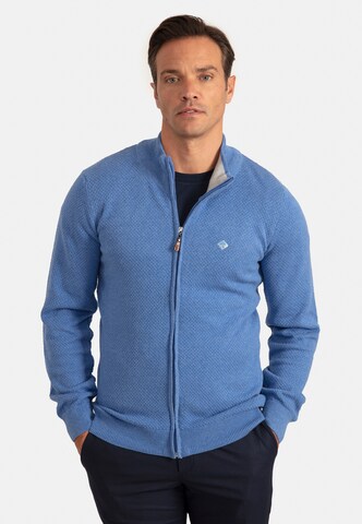Sir Raymond Tailor Strickjacke 'Sydney' in Blau: Vorderseite