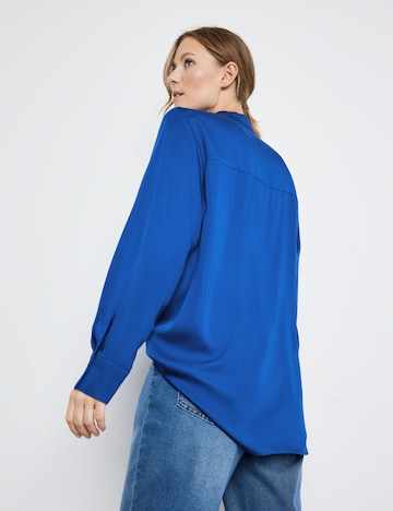 TAIFUN Bluse i blå