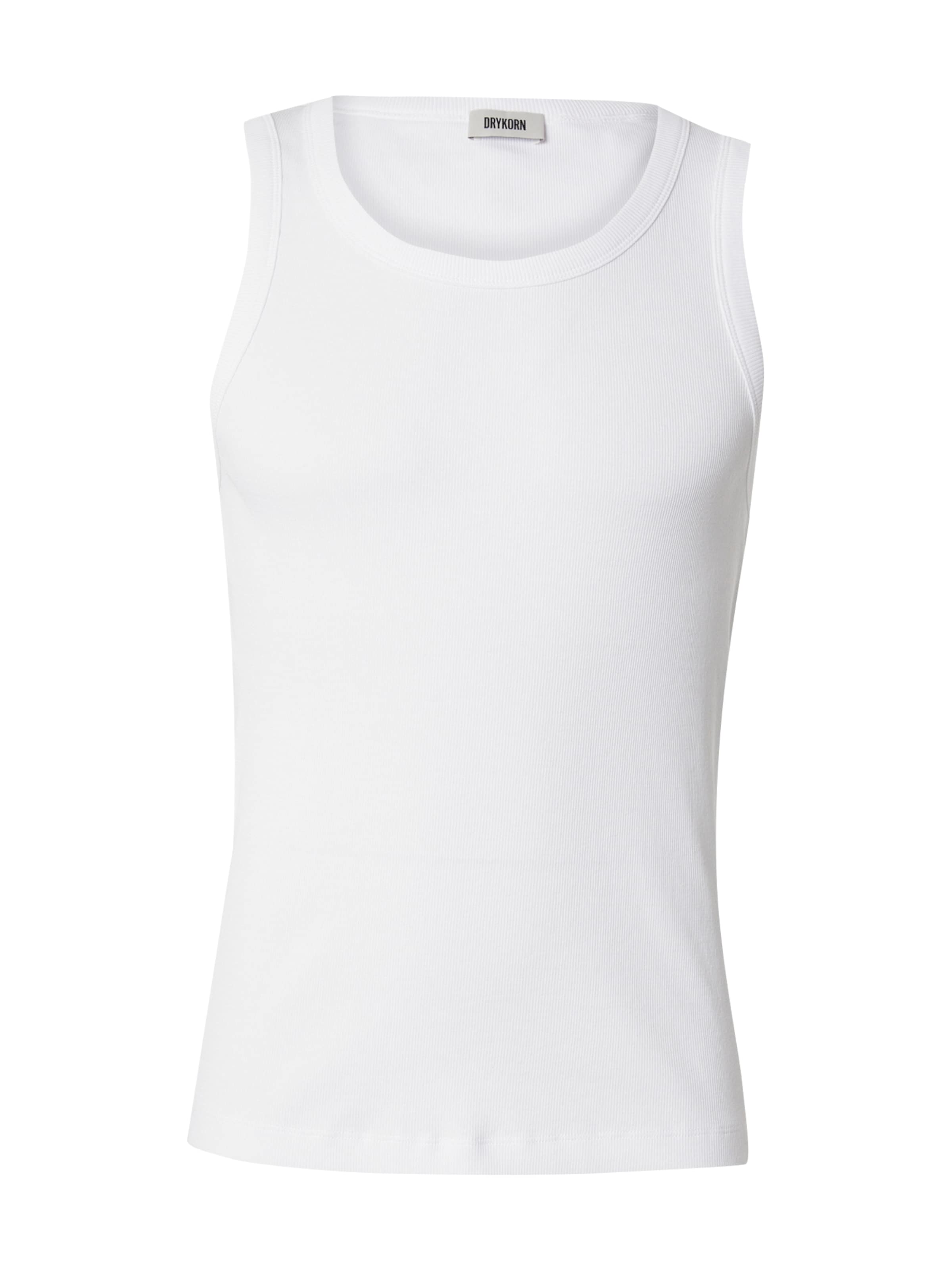 DRYKORN Tričko 'Nathan' – bílá: přední strana