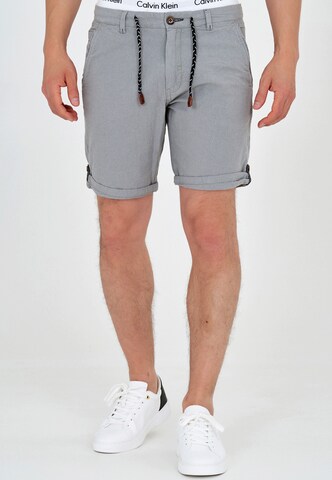 INDICODE JEANS Regular Shorts ' Beauvals ' in Grau: predná strana