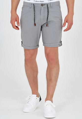 Regular Pantalon chino ' Beauvals ' INDICODE JEANS en gris : devant