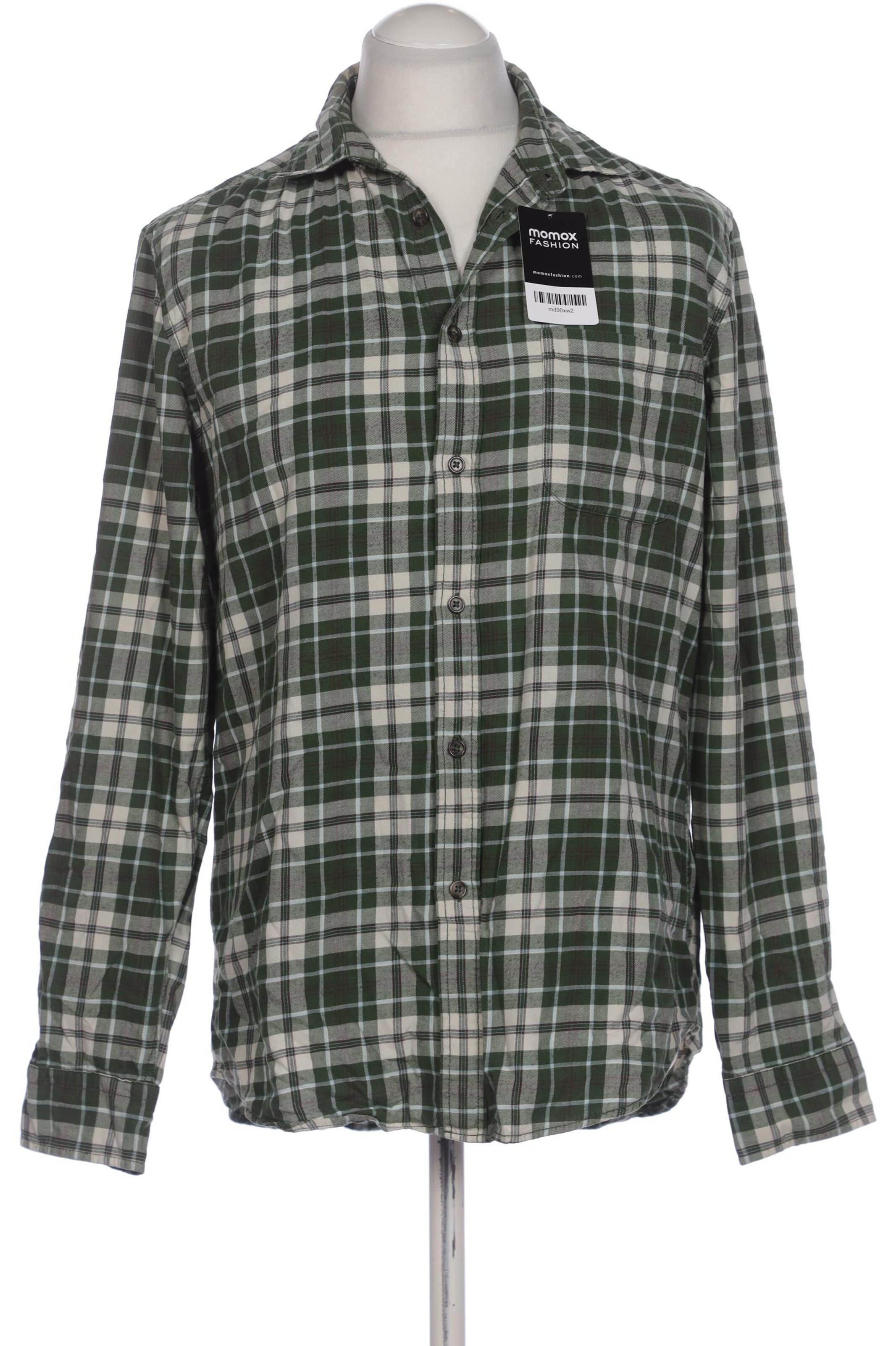 UNITED COLORS OF BENETTON Button Up Shirt in XL in Green: front