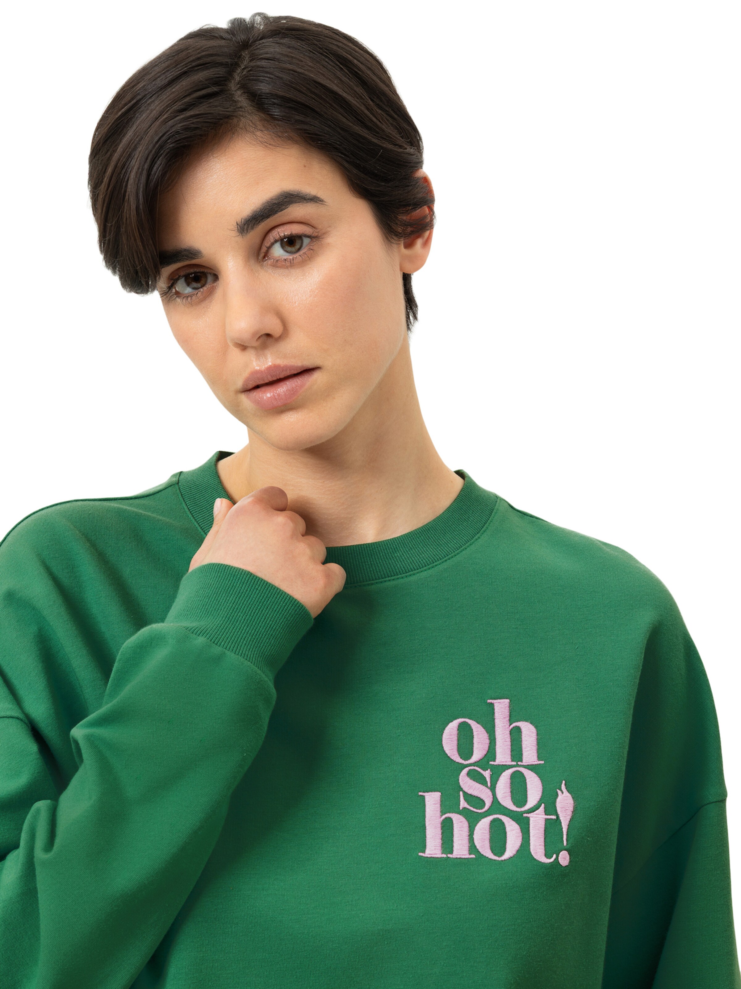 Sweat-shirt ' Serie Cozy Nights ' Mey en vert