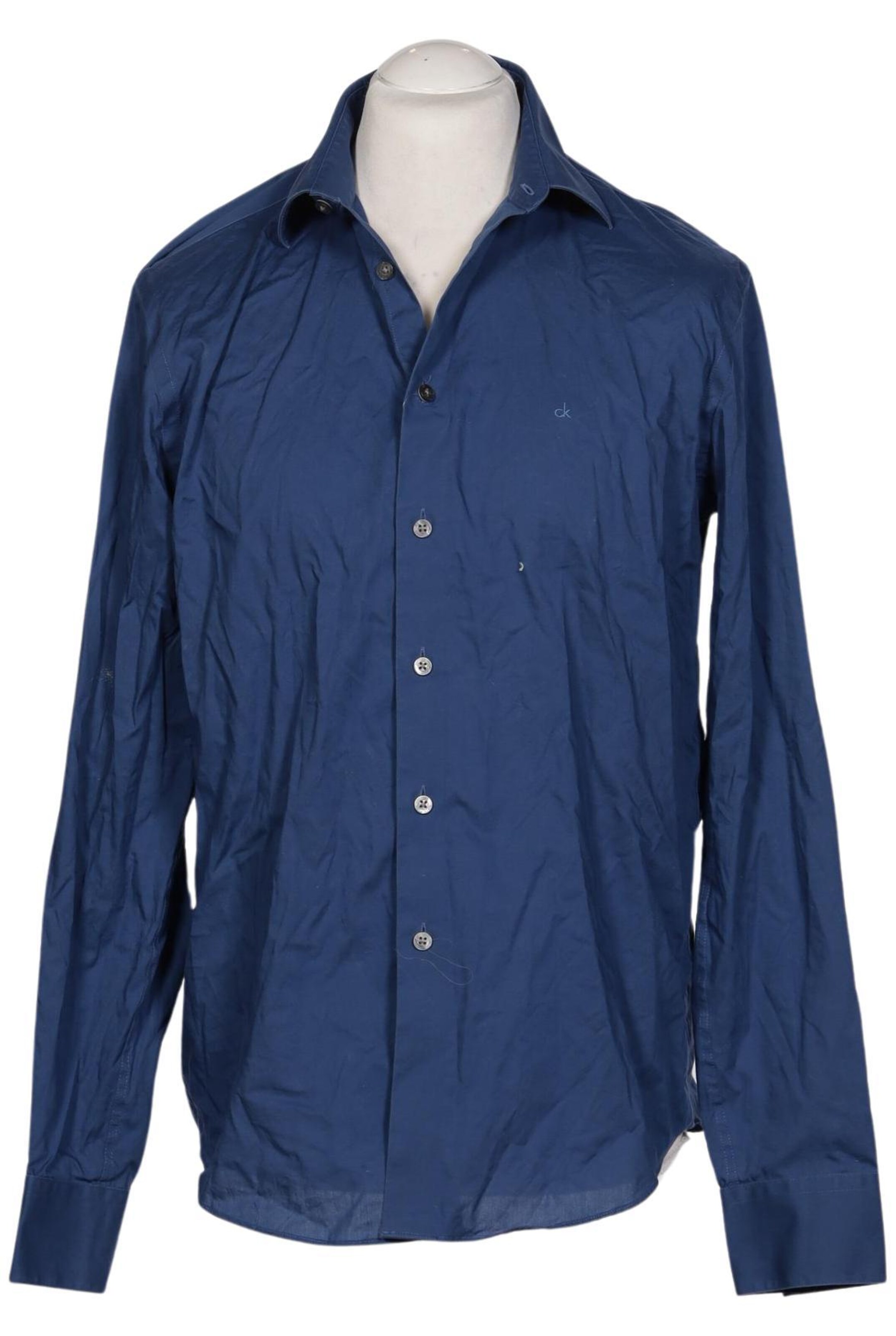 Calvin Klein Hemd L in Blau: Vorderseite