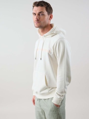 Sweat-shirt 'Benco' Deeluxe en blanc