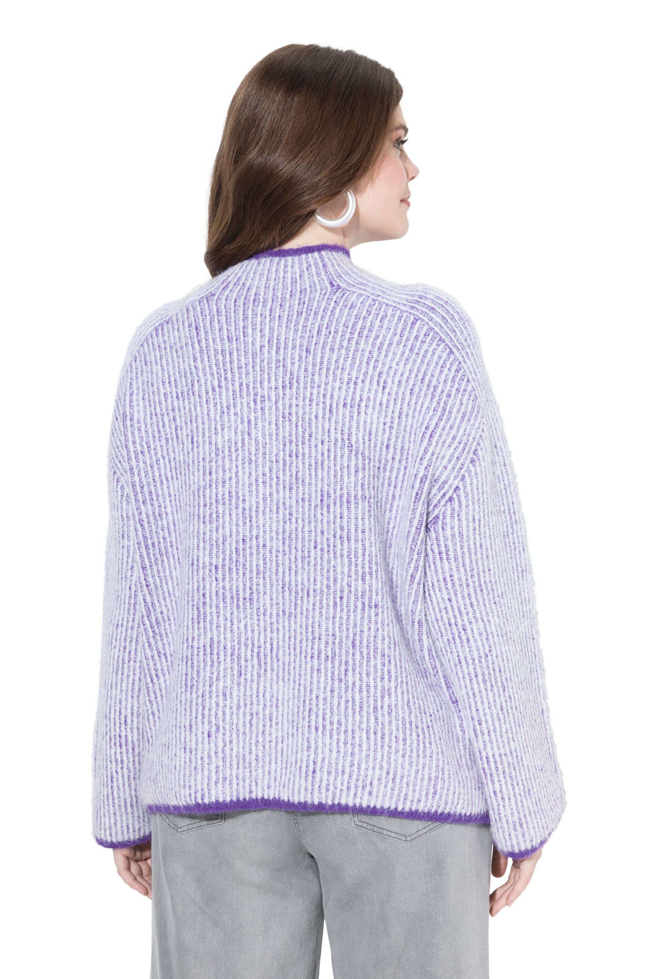 Ulla Popken Trui in Lila